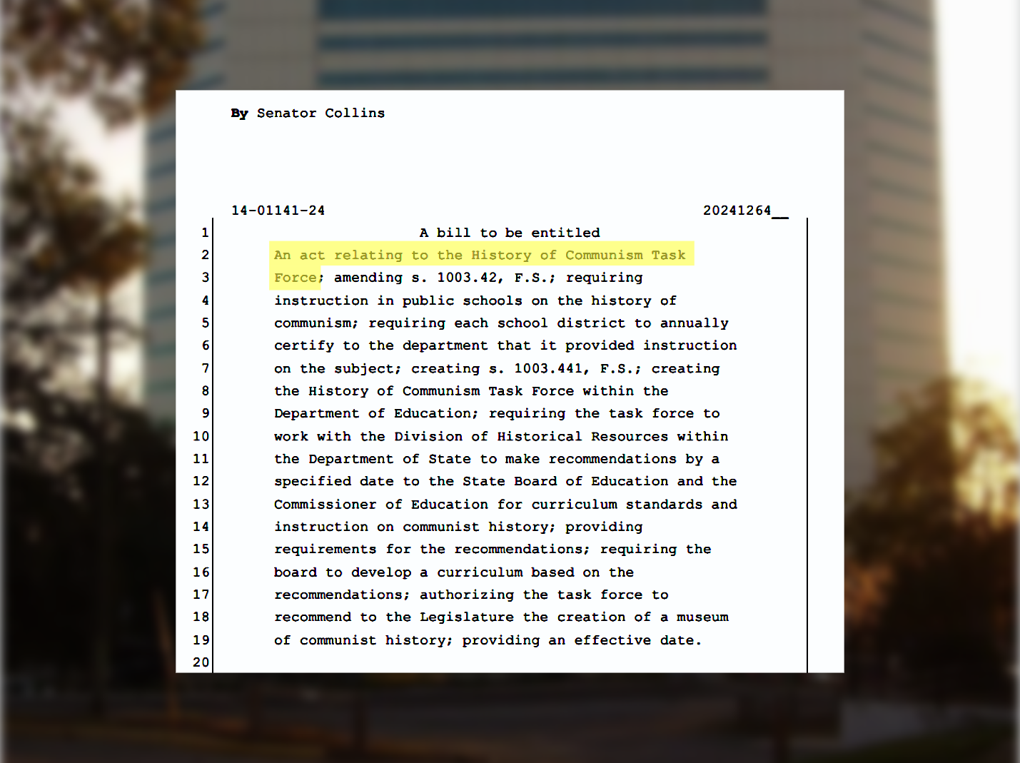 Florida and NAS Forge New K-12 Standards to Expose Communism’s Dark History