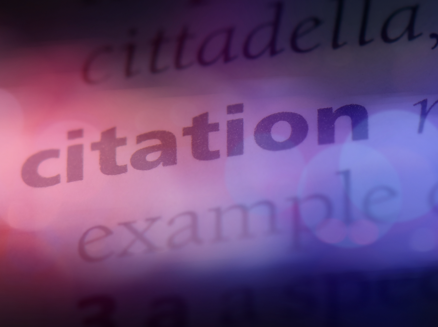 Calling the Citation Police